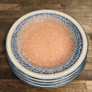 Set Of 4 Merritt Melamine 10 1/2 Inch Dinner Plates